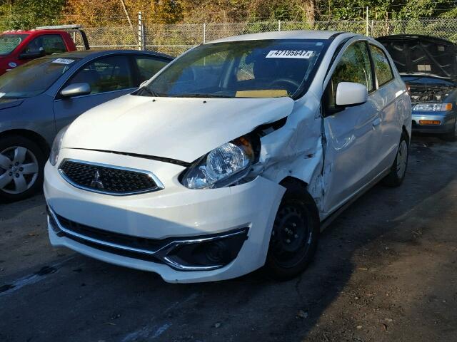 ML32A3HJ0HH019913 - 2017 MITSUBISHI MIRAGE ES WHITE photo 2