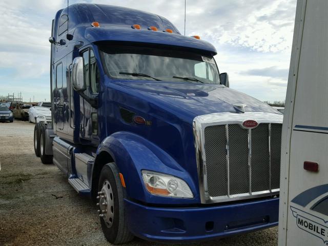 1XP4D49X0CD158962 - 2012 PETERBILT 587 BLUE photo 1