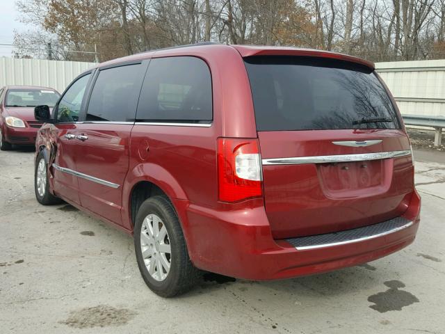 2C4RC1BG1GR175257 - 2016 CHRYSLER TOWN & COU MAROON photo 3