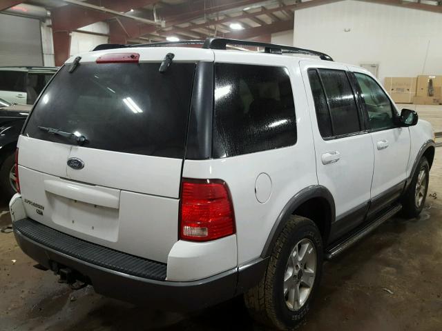 1FMZU73K93ZA18154 - 2003 FORD EXPLORER X WHITE photo 4