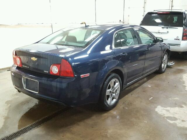 1G1ZC5EB8AF150676 - 2010 CHEVROLET MALIBU 1LT BLUE photo 4