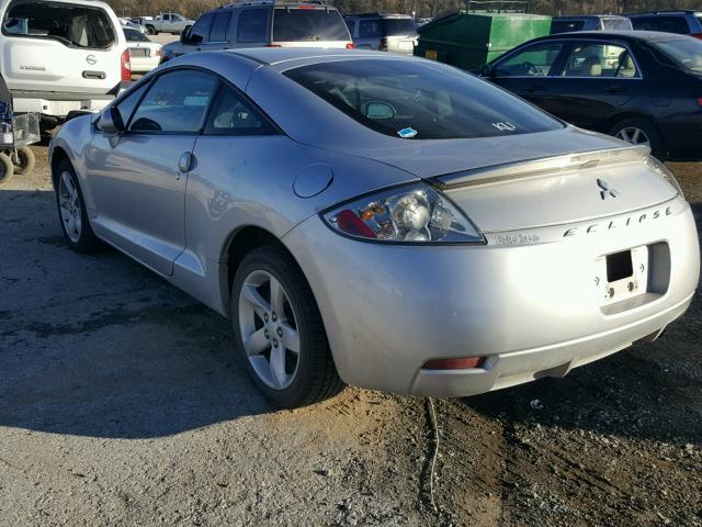 4A3AK24F57E065557 - 2007 MITSUBISHI ECLIPSE GS SILVER photo 3