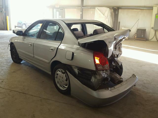 KMHDN46D15U945541 - 2005 HYUNDAI ELANTRA GL SILVER photo 3