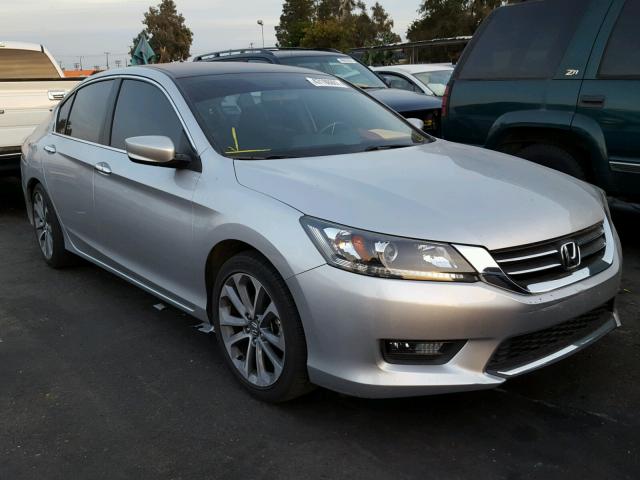 1HGCR2F57FA071900 - 2015 HONDA ACCORD SPO SILVER photo 1