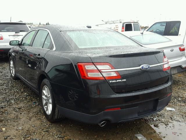 1FAHP2D82EG127606 - 2014 FORD TAURUS SE BLACK photo 3