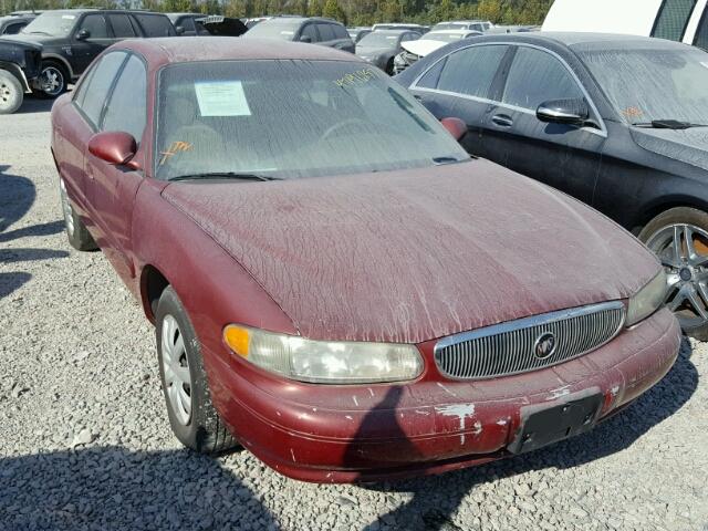 2G4WS52J511281706 - 2001 BUICK CENTURY BURGUNDY photo 1