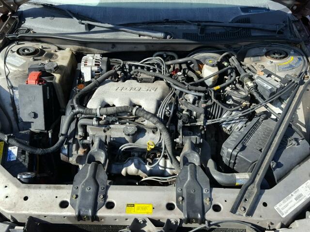 2G4WS52J511281706 - 2001 BUICK CENTURY BURGUNDY photo 7