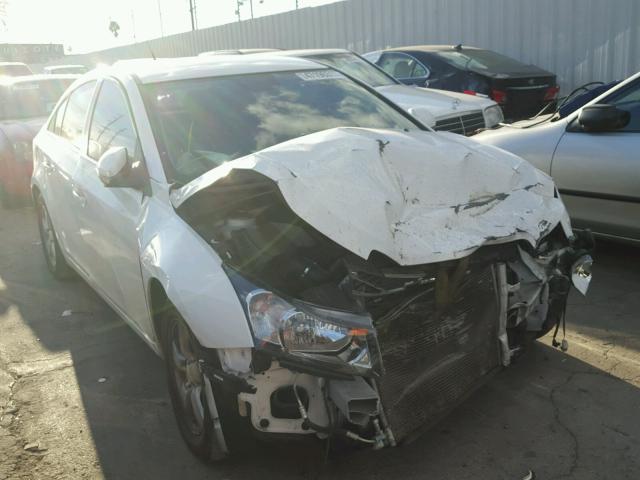 1G1PC5SB5E7472624 - 2014 CHEVROLET CRUZE LT WHITE photo 1