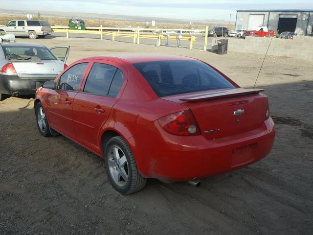 1G1AL52F157525358 - 2005 CHEVROLET COBALT LS RED photo 3