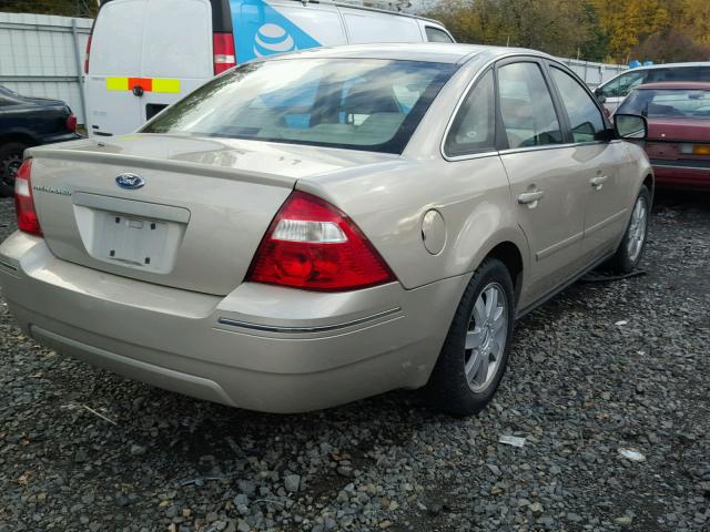 1FAFP23146G122078 - 2006 FORD FIVE HUNDR BEIGE photo 4