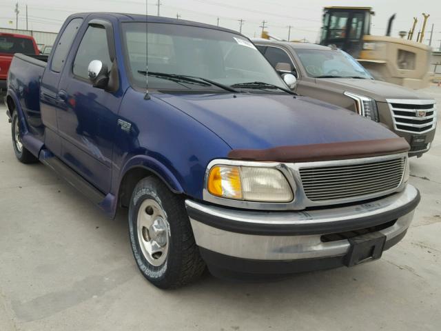 1FTEX07LXVKC26317 - 1997 FORD F150 BLUE photo 1