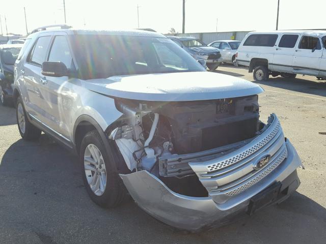 1FM5K8D89DGB06843 - 2013 FORD EXPLORER X SILVER photo 1