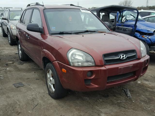 KM8JM12B15U094852 - 2005 HYUNDAI TUCSON GL BURGUNDY photo 1