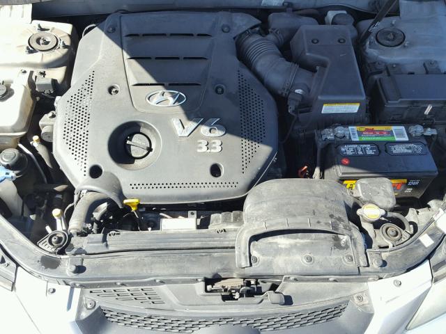 5NPET46F48H359172 - 2008 HYUNDAI SONATA GLS SILVER photo 7