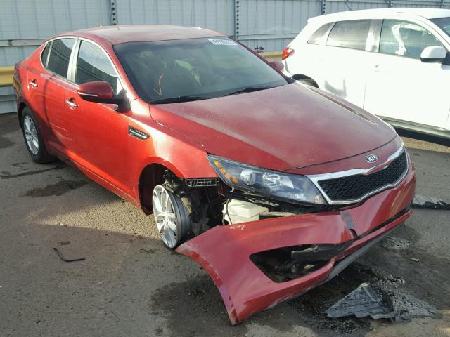 5XXGM4A79DG254364 - 2013 KIA OPTIMA LX MAROON photo 1