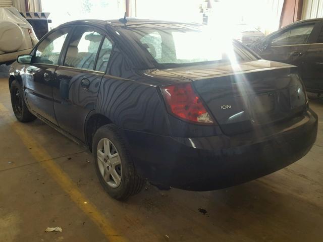 1G8AJ55F07Z119260 - 2007 SATURN ION LEVEL BLUE photo 3