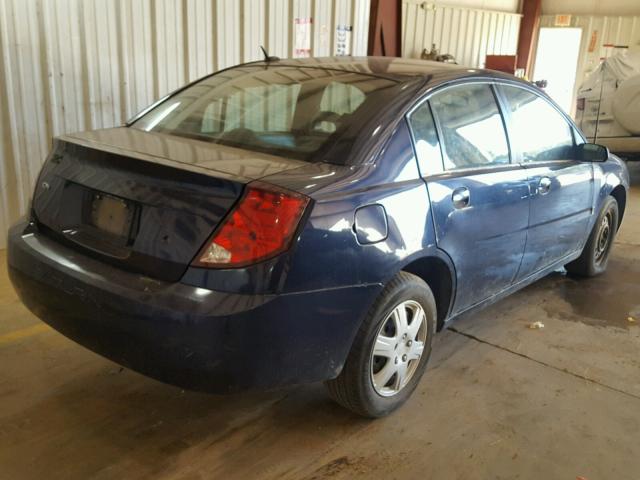 1G8AJ55F07Z119260 - 2007 SATURN ION LEVEL BLUE photo 4