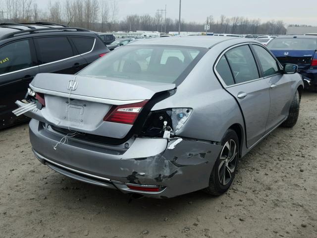 1HGCR2F30HA163786 - 2017 HONDA ACCORD LX SILVER photo 4