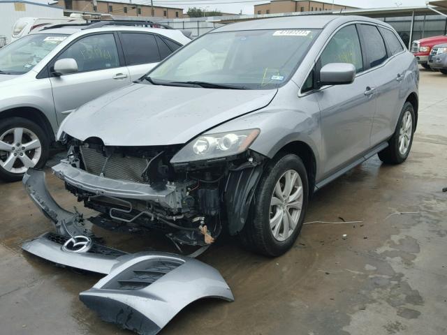 JM3ER2W35A0300277 - 2010 MAZDA CX-7 SILVER photo 2