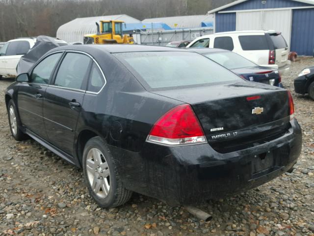 2G1WG5E31C1302100 - 2012 CHEVROLET IMPALA LT BLACK photo 3