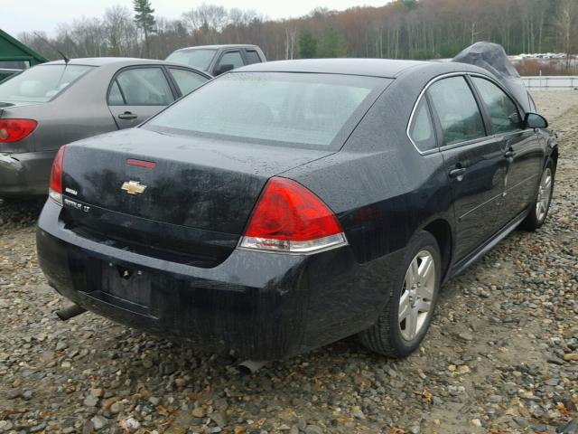 2G1WG5E31C1302100 - 2012 CHEVROLET IMPALA LT BLACK photo 4