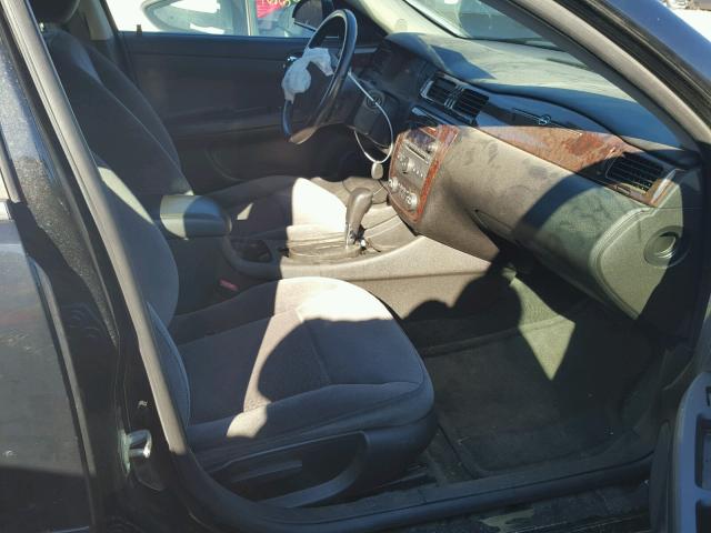2G1WG5E31C1302100 - 2012 CHEVROLET IMPALA LT Սև լուսանկար 5