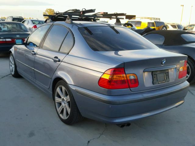 WBAET37432NG74043 - 2002 BMW 325 I BLUE photo 3