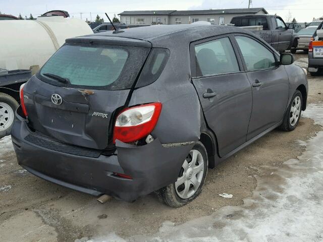 2T1KU4EE0AC486275 - 2010 TOYOTA COROLLA MA GRAY photo 4