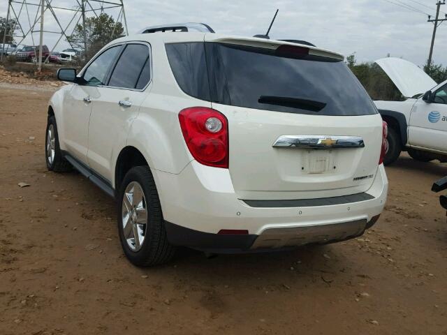 1GNALDEK4FZ123535 - 2015 CHEVROLET EQUINOX LT WHITE photo 3