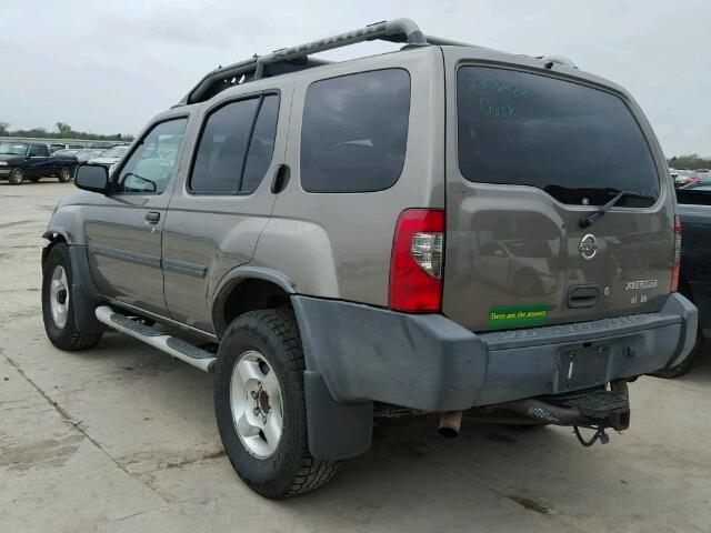 5N1ED28Y13C692932 - 2003 NISSAN XTERRA XE TAN photo 3