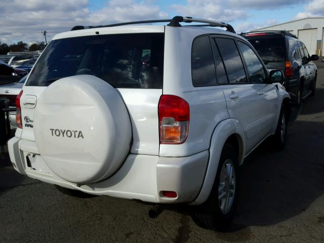 JTEGH20V520074334 - 2002 TOYOTA RAV4 WHITE photo 4