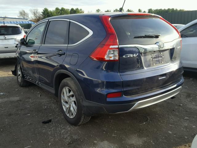 2HKRM4H53GH726063 - 2016 HONDA CR-V EX ლურჯი ფოტო 3