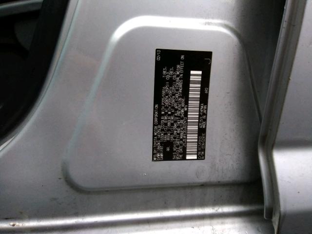 JTLZE4FE2DJ032973 - 2013 TOYOTA SCION XB SILVER photo 10