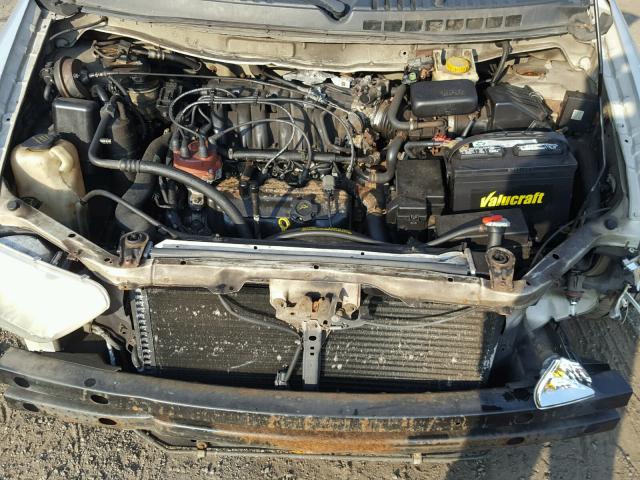 4N2ZN15T61D809348 - 2001 NISSAN QUEST GXE SILVER photo 7