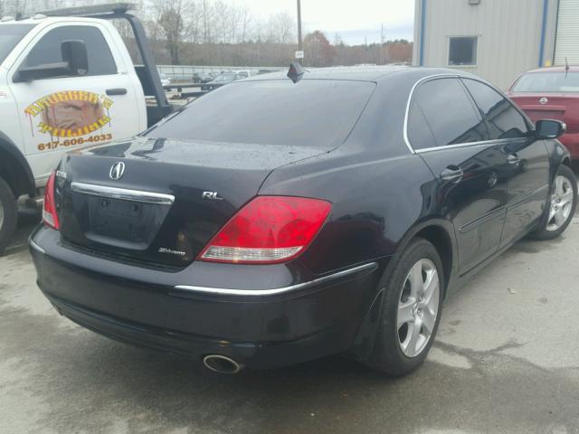 JH4KB16658C000072 - 2008 ACURA RL BLACK photo 4