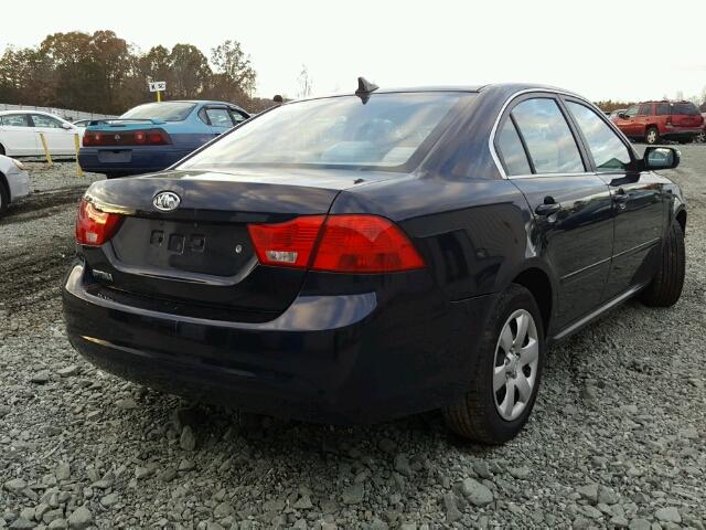 KNAGG4A83A5411559 - 2010 KIA OPTIMA LX BLACK photo 4