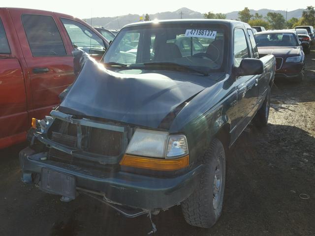 1FTYR14V7YPB49058 - 2000 FORD RANGER SUP GREEN photo 2