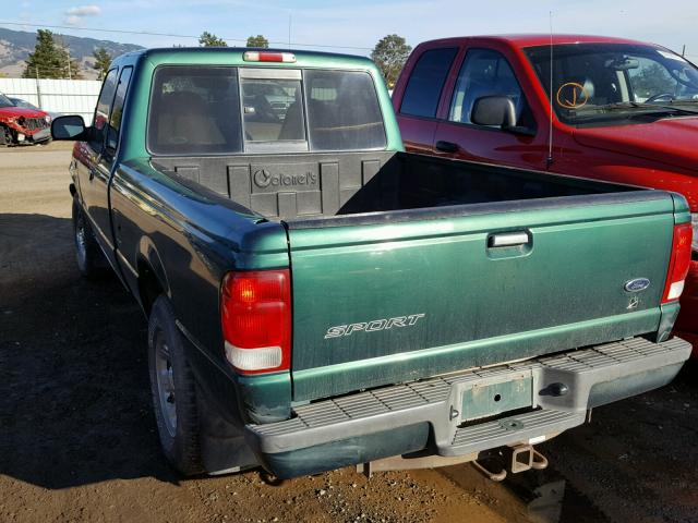 1FTYR14V7YPB49058 - 2000 FORD RANGER SUP GREEN photo 3