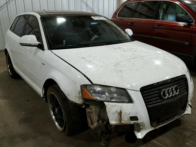 WAUHF78P59A083490 - 2009 AUDI A3 2.0T WHITE photo 1