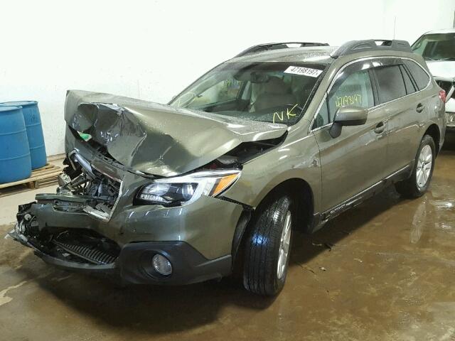 4S4BSBCC0G3295593 - 2016 SUBARU OUTBACK 2. GREEN photo 2