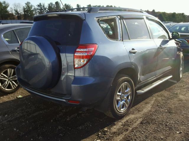 2T3BF4DV9BW136663 - 2011 TOYOTA RAV4 BLUE photo 4