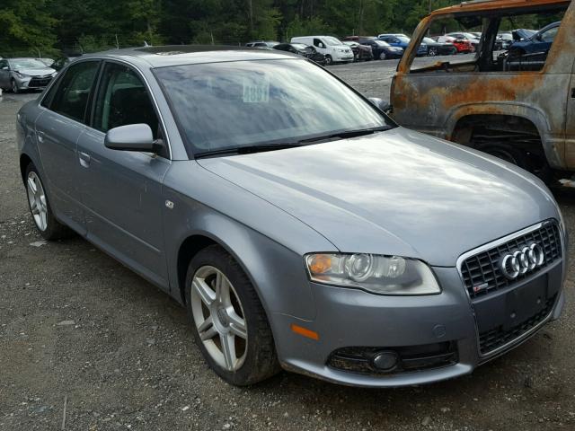 WAUDF78E88A049958 - 2008 AUDI A4 2.0T QU SILVER photo 1