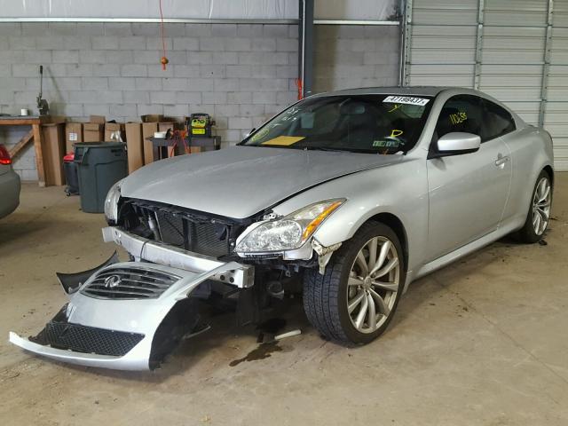 JNKCV64E98M105503 - 2008 INFINITI G37 BASE SILVER photo 2