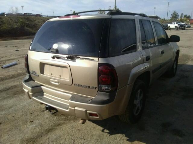 1GNDS13S042388962 - 2004 CHEVROLET TRAILBLAZE GOLD photo 4