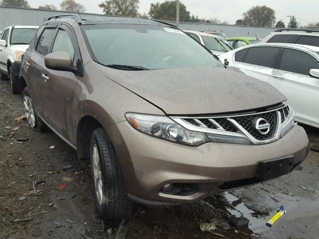 JN8AZ1MW5CW211148 - 2012 NISSAN MURANO S BROWN photo 1