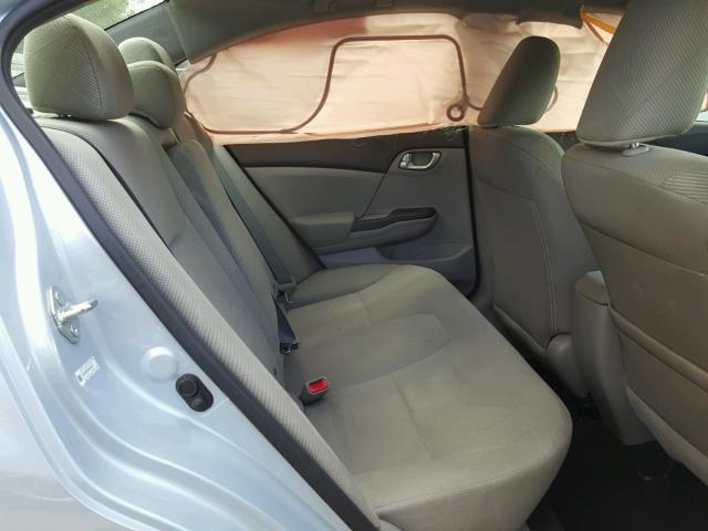 19XFB2F81CE019312 - 2012 HONDA CIVIC EX أزرق صورة 6