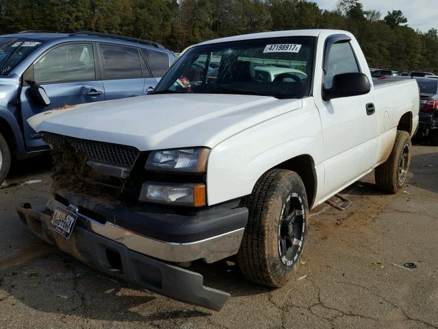 1GCEC14X63Z112201 - 2003 CHEVROLET SILVERADO WHITE photo 2