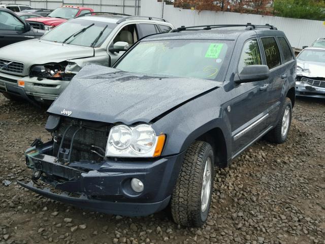 1J8HR58N37C688566 - 2007 JEEP GRAND CHER BLUE photo 2