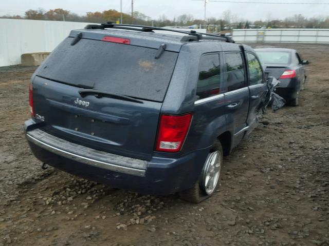 1J8HR58N37C688566 - 2007 JEEP GRAND CHER BLUE photo 4