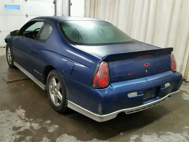 2G1WZ121049259197 - 2004 CHEVROLET MONTE CARL BLUE photo 3